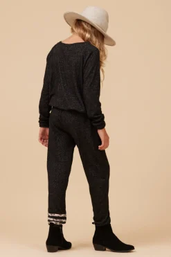 Shop LEOPARD STRIPE HACCI JOGGER Kids Kids Bottoms