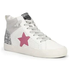 Online LESTER - WHITE GREY PINK High Tops