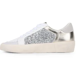 Cheap LIBBY - WHITE GOLD SILVER Low Tops