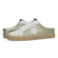 Store MELODY - GOLD PEBBLED Low Tops