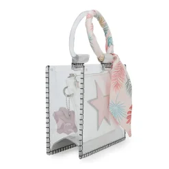 Discount MINI MOLLY - SCARF LIGHT PINK Clear Bags|Small Bag