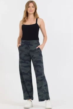 Online Onyx Camo Printed Cloud Fleece Flare Pant Joggers