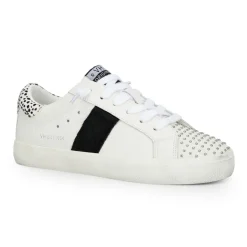 Sale RAELYN - WHITE BLACK STUDS Low Tops