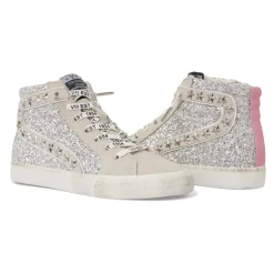 Hot RAY - SILVER GLITTER High Tops