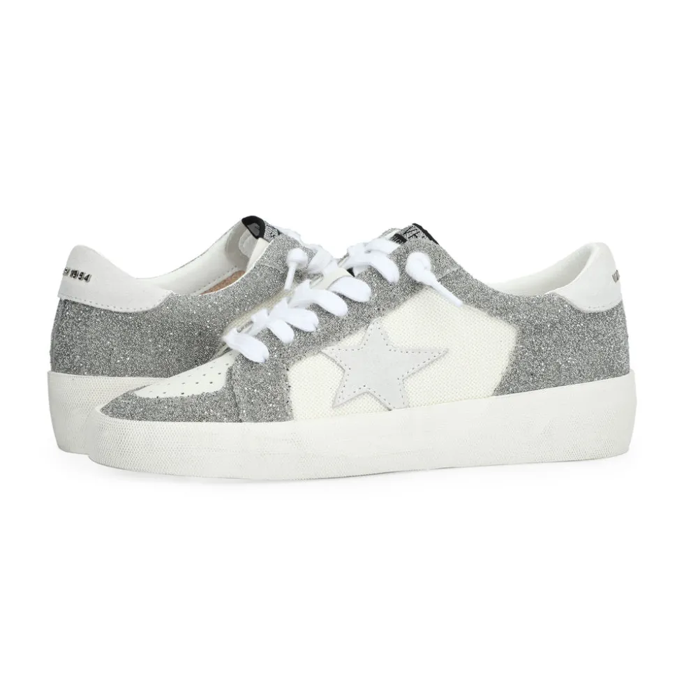Shop REFLEX 27 - SILVER SPECKELED GLITTER Low Tops