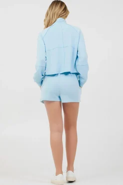 Best Sailboat Blue Cloud Fleece Shorts All Bottoms|Shorts
