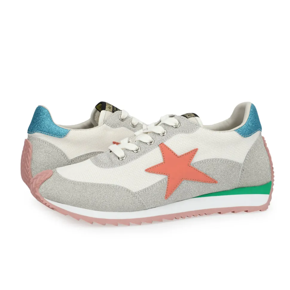 Flash Sale SHOOTER 11 - SILVER GLITTER PEACH MULTI Low Tops
