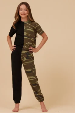 Clearance SIDE BY SIDE CAMO TEE Kids Kids Tops