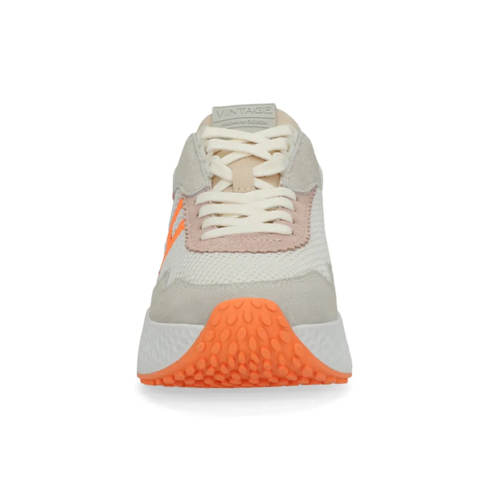 Sale STARLING - GREY NUDE ORANGE Low Tops