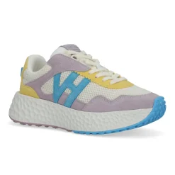 Shop STARLING - PALE YELLOW BLUE PURPLE Low Tops