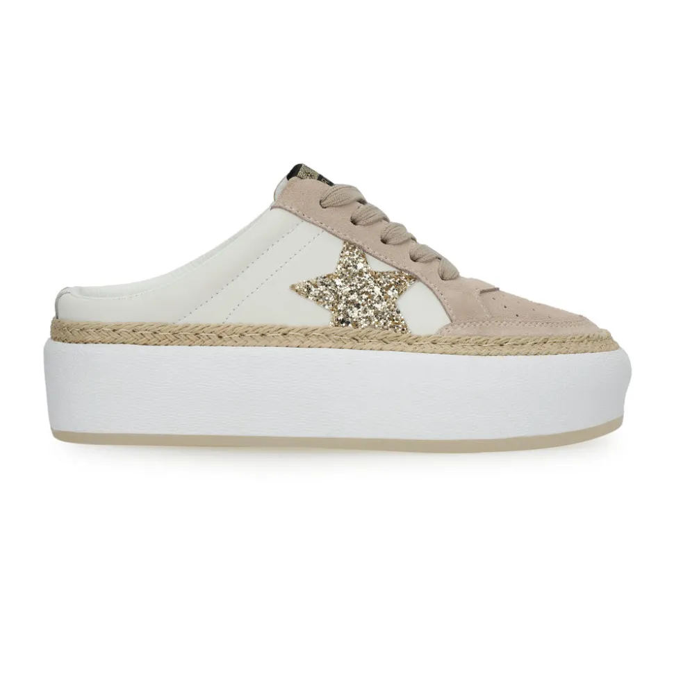 Cheap VAL - TAUPE RAFFIA Low Tops|Slide Sneakers