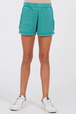 Fashion Vintage Green Thermal Shorts Kids Kids Bottoms
