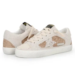 Cheap WOW - WHITE/TAN Low Tops